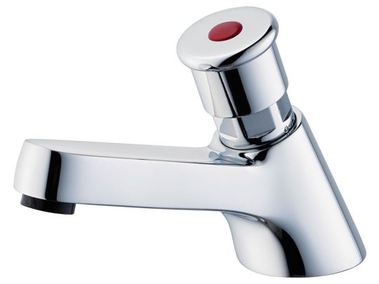 Sandringham 21 Self Closing Pillar Tap - Push Button