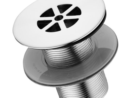 Strainer Waste Brass 1-1/2" Unslotted