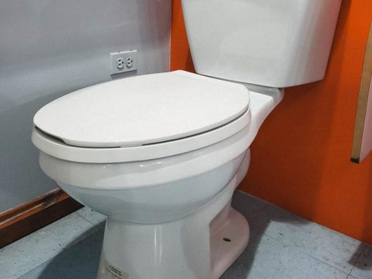 Elongated ADA Height Close Coupled Toilet Set - "S" Trap
